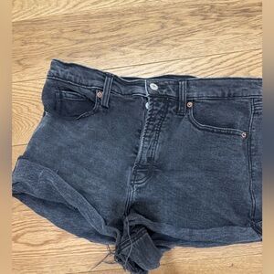 Old Navy black Denim Shorts- sky hi a line - women’s 12